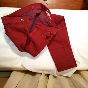 Gap jeans rusty red size 27 R